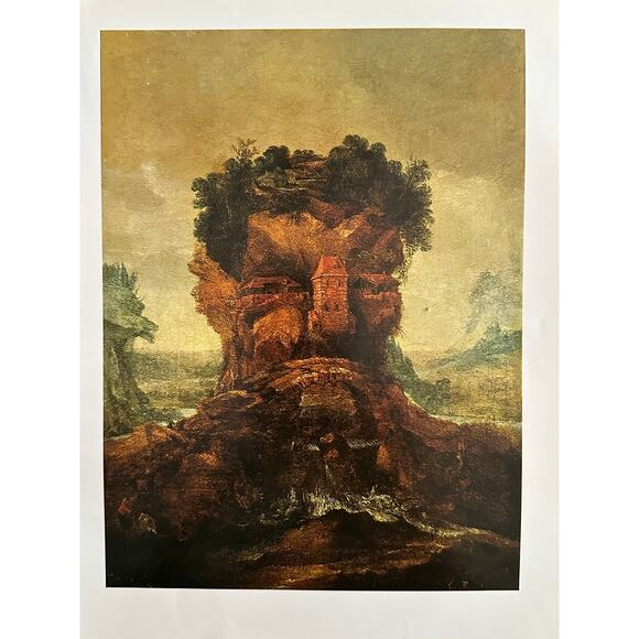 Joos de Momper, Anthropomorphic Landscape, Painting, Art Print ~ 250802-WH 350 H - Picture 2 of 2